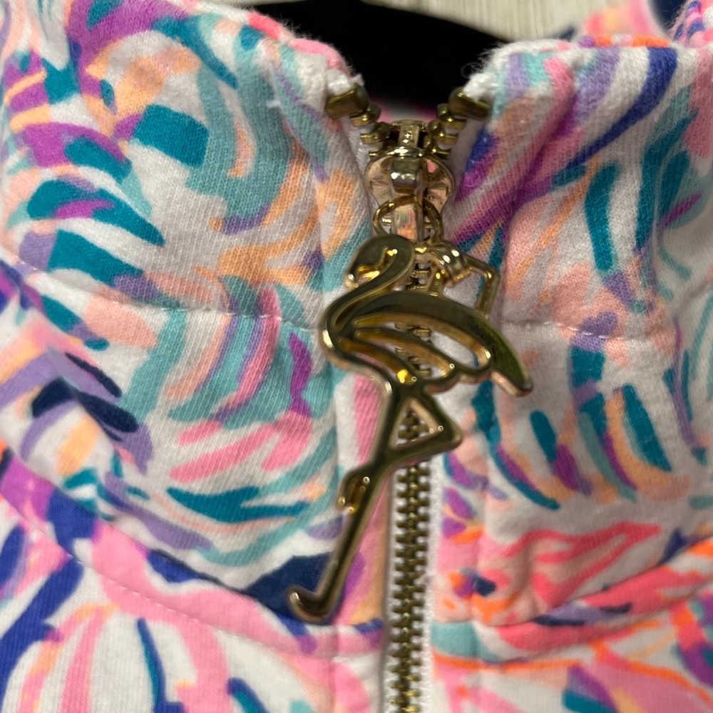 Lilly Pulitzer Skippy Pop Over Half Zip Jacket size Small - Picture 11 of 11